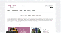 Desktop Screenshot of hotelsabra.it