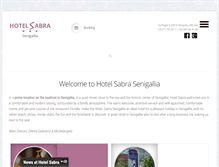 Tablet Screenshot of hotelsabra.it